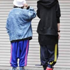 FUNKY FRUIT ジャージサルエル blackのサムネイル