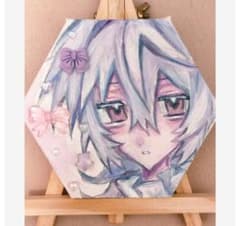 オリジナル 手描きイラスト キャンバス 原画のサムネイル
