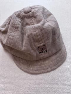値下げ！POLO Baby ベージュ キャップ　44センチのサムネイル