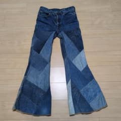 Levi's 517 パッチワーク フレアデニム W30のサムネイル