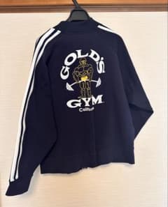 【希少】GOLD'S GYM ネイビー ジャージ Mサイズのサムネイル