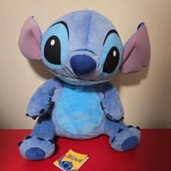 リロ&スティッチ　グランデぬいぐるみ　赤いほっぺのおすわりVer.