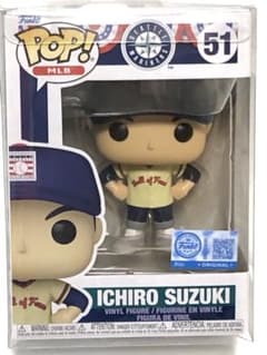 8月球場配布限定　イチロー　Funko Pop! 野球殿堂　永久欠番　非売品 イチロー 球場配布 Funko POP 2025年 殿堂入り記念 フィギュア - メルカリ