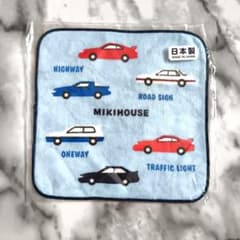 新品ミキハウス ハンカチ ミニタオル mikihouse