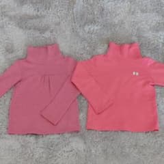 お得な2枚セット☆暖かい裏起毛カットソーのサムネイル