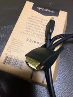Amazonベーシック HDMI-DVI 変換ケーブル 0.9mのサムネイル