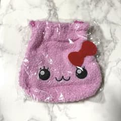 しずくちゃん もこもこ巾着ポーチのサムネイル