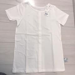 UNIQLO KIDS エアリズム前あきクルーネックT 140 新品のサムネイル