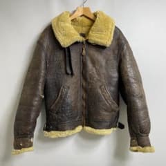 AVIREX TYPE B-3 ミリタリージャケット ブラウン USA製 38 - メルカリ