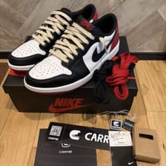 NIKE Air Jordan 1 Low つま黒のサムネイル