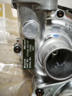 IHI CloverTurbo ターボチャージャー F31CAD-S0111B IHI CloverTurbo ターボチャージャー F31CAD-S0111B - メルカリ