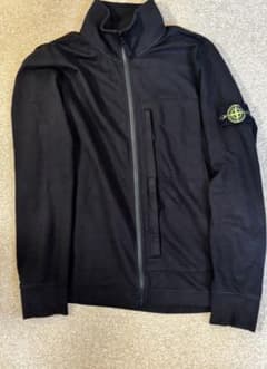 STONE ISLAND ジップアップスウェット ブラック M - 5