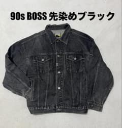 風合い◎ BOSS BY I.G. ブラックデニムジャケット　XL 3rd 風合い◎ BOSS BY I.G. ブラックデニムジャケット XL 3rd - メルカリ