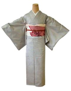 本場白大島紬＆なごや帯・帯〆・帯揚げセット（正絹）未使用＜TT1234 