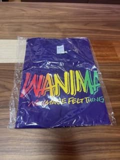 WANIMA Tシャツ パープル Mサイズ おまけでカーステッカープレゼントのサムネイル