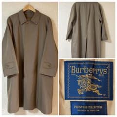 【美品】Burberrys ステンカラーコート カシミア混 ビンテージ 金タグ 美品】Burberrys ステンカラーコート カシミア混 金タグ ビンテージ 極