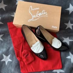 suzushige様専用　ルブタン　エナメルウエッジパンプスのサムネイル
