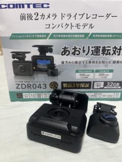 COMTEC ZDR043 ドライブレコーダー 前後2カメラ 動作確認済 - メルカリ