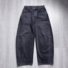 [Good condition ☆ Ultra-luxury model ☆ Vintage processing] Alexander Wang wide baggy denim