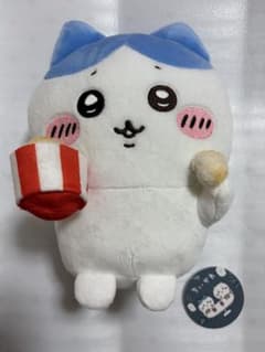 ちいかわ いっしょに食べよポップコーンぬいぐるみ ハチワレのサムネイル