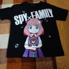 SPY×FAMILY 애니메이션 T셔츠 블랙