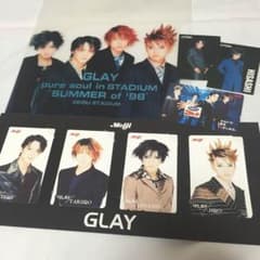 非売品レア【美品・未使用】GLAYグレイ☆広告ノベルティグッズ カード