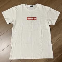 AAA 與真司郎 I AM WHAT I AM Tシャツ S 白 赤字 - メルカリ