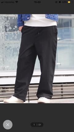 ワイドスラックス 黒のサムネイル