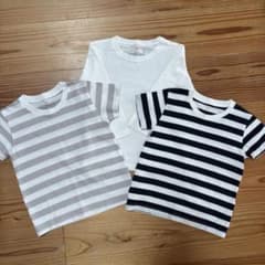 MUJI 無印良品 Tシャツ 2枚セット＋ロンT 1枚 100cmのサムネイル
