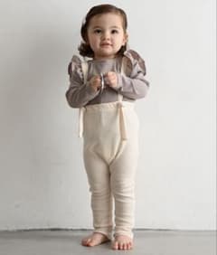 PUPPAPUPO ベビー サロペット リブパンツ 80cmのサムネイル