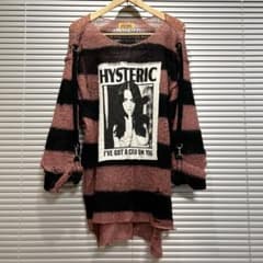 HYSTERIC GLAMOUR ボーダー ダメージニット - メルカリ