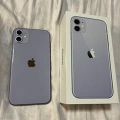 【本日16時までの購入で即日出しできます】iPhone11 128GB パープルのサムネイル