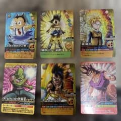 希少】ドラゴンボール データカードダス 6枚セット - メルカリ
