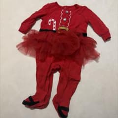 BabiesRus ロンパース クリスマス スタイ付き70cmのサムネイル