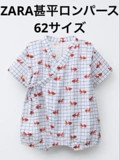 ZARA ベビー甚平ロンパース 金魚柄 62cmのサムネイル