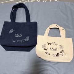 カルディ　猫の日バッグ　２点① おまけ付きのサムネイル