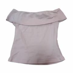 ピンク オフショルダー Tシャツのサムネイル