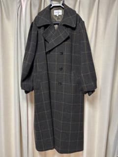 MOUSSY チェック柄 パフスリーブ ロングコートのサムネイル