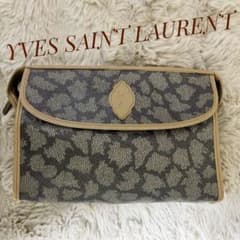 YVES SAINT LAURENT レオパードクラッチバッグのサムネイル
