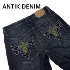 ANTIK DENIM w30 (約80㎝) 刺繍 デニム ウエスタン ジーンズのサムネイル