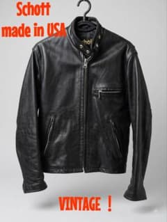 Schott シングルライダースジャケット USA製 36のサムネイル
