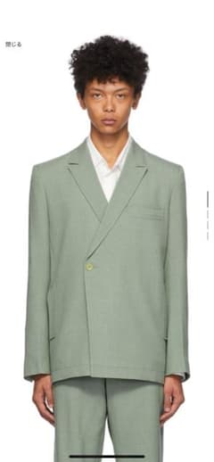 JACQUEMUS ライトグリーン テーラードジャケット - メルカリ