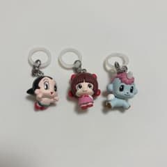 手塚治虫 めじるしアクセサリー ガチャ アトム ピノコ ユニコ セットのサムネイル