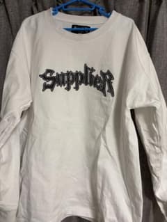 Suppllier サプライヤー ロゴ入り長袖Tシャツ ホワイトのサムネイル