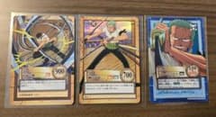 ONE PIECE カードダスハイパーバトル ゾロ ホロ3枚 セット 初期 - メルカリ