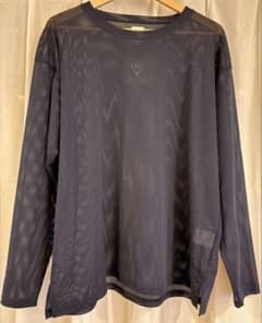 South2 West8 メッシュカットソー S ネイビーのサムネイル