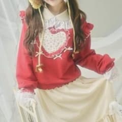 【クティールとレトロ】アソートハートフリルリボンスウェットのサムネイル
