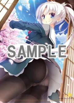 ゆずソフト 千恋＊万花 朝武芳乃 B2タペストリー こぶいち むりりん