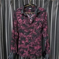 トルネードマート シワ加工タイダイ総柄シアードレスシャツ - メルカリ