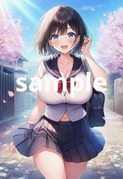♯0042 美女 かわいい アートポスター A4光沢写真用紙 コレクション用